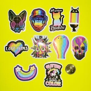 3/$20 Brand New 10x Waterproof Funny Graphic stickers #6
